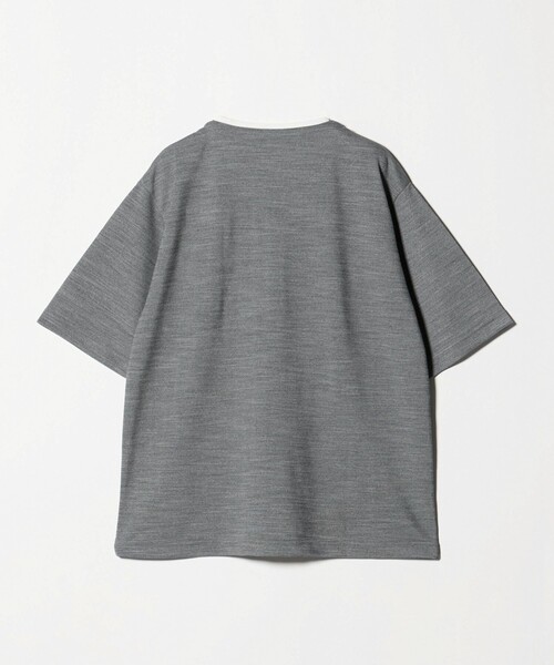 A DAY IN THE LIFE UNITED ARROWS(アデイインザライフユナイテッドアローズ)の「メランジ スラブ カノコ キーネックカットソー-吸水速乾-<A DAY IN THE LIFE>(Tシャツ/カットソー・メンズ・ライトピンク/ライトブルー/グレー系/ネイビー・M/S/L/XL)」の18枚目の写真