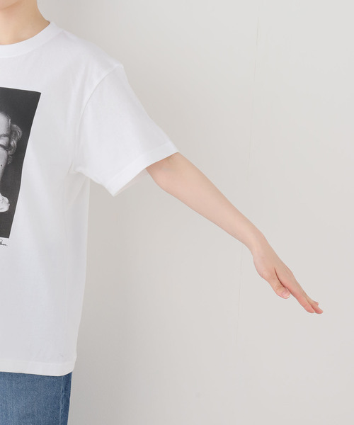 OUTDOOR PRODUCTS（アウトドアプロダクツ）の「GRS MarilynMonroe Tshirts（Tシャツ/カットソー・レディース・ホワイト・FREE）」の4枚目の写真