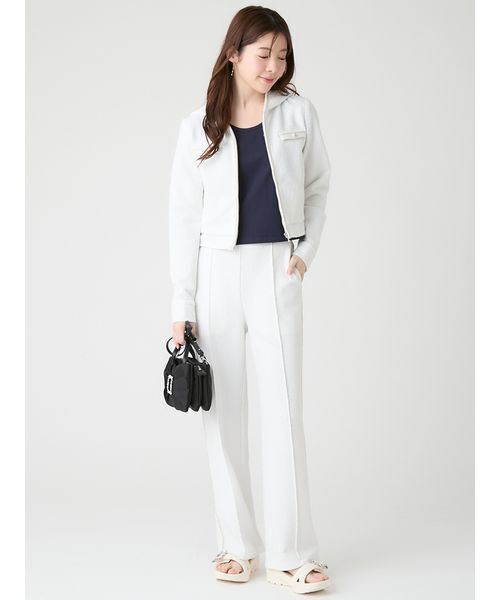 CELFORD(セルフォード)の「【UVカット】カットツイードロングパンツ(その他パンツ・レディース・マルチ/ピンク/オフホワイト・F)」の20枚目の写真