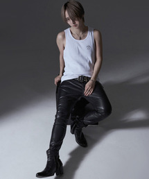 RUDOL（ルドル）の「『RUDOL/ルドル』ラインストーンテレコタンクトップ（タンクトップ）」