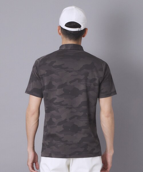 adabat(アダバット)の「【ADABAT NAVY】吸水速乾/UVカット リンクスジャガード半袖ポロシャツ(ポロシャツ・メンズ・チャコール/ライトグレー系3・48/46/52/50)」の19枚目の写真