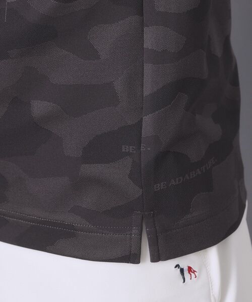 adabat(アダバット)の「【ADABAT NAVY】吸水速乾/UVカット リンクスジャガード半袖ポロシャツ(ポロシャツ・メンズ・チャコール/ライトグレー系3・48/46/52/50)」の22枚目の写真