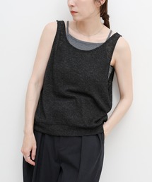 select MOCA | リネンシアーワッフルタンクテレコキャミセット(タンクトップ)
