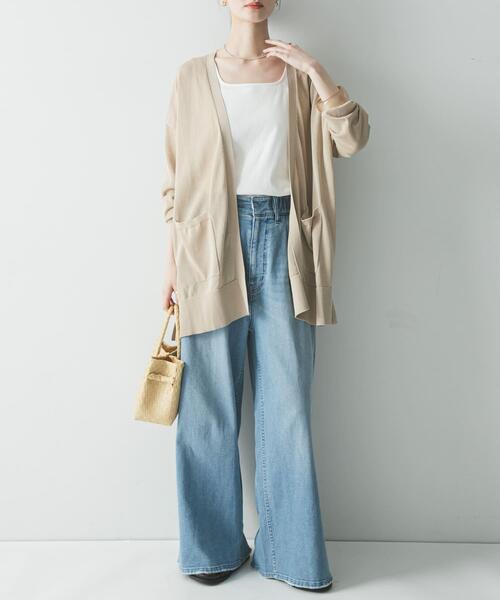URBAN RESEARCH（アーバンリサーチ）の「UVカット加工ガウンカーディガン（カーディガン/ボレロ・レディース・ブラック/ベージュ・FREE）」の17枚目の写真