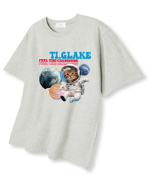 ティグルスペース オーバーサイズ 半袖Tシャツ オートミール