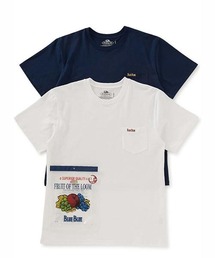 BLUE BLUE（ブルーブルー）の「FRUIT OF THE LOOM × BLUE BLUE オーガニックコットン /2パック ポケットTシャツ/24（Tシャツ/カットソー）」
