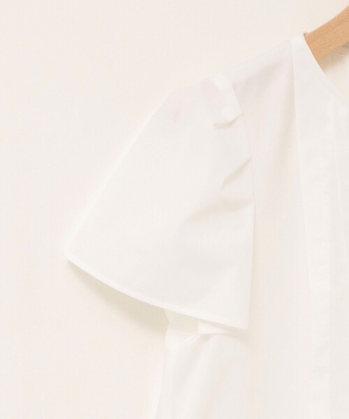 NOLLEY’S(ノーリーズ)の「《撥水/セットアップ対応》ウォッシャブルアクティブストレッチタックブラウス(シャツ/ブラウス・レディース・ベビーピンク/オフホワイト/ネイビー・38)」の11枚目の写真