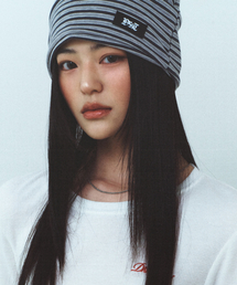 DRUNKTXT（ドランクテキスト）の「Stripe Beanie Gray（ニットキャップ/ビーニー）」