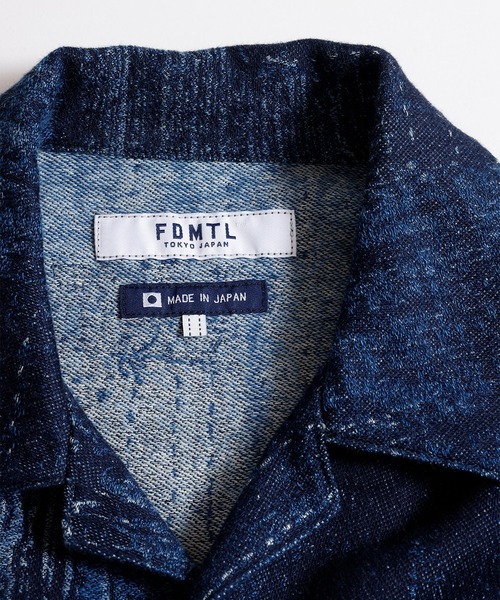 FDMTL（ファンダメンタル）の「【FDMTL】BORO S/S SHIRT RINSE（シャツ/ブラウス・メンズ・インディゴブルー・3/4）」の3枚目の写真