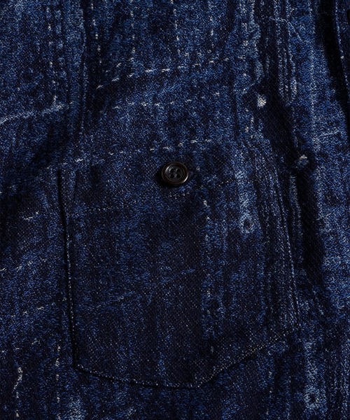 FDMTL（ファンダメンタル）の「【FDMTL】BORO S/S SHIRT RINSE（シャツ/ブラウス・メンズ・インディゴブルー・3/4）」の7枚目の写真