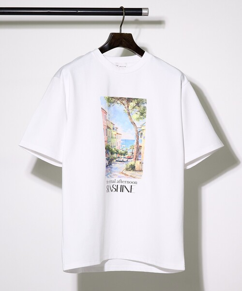ABAHOUSE GRAY（アバハウスグレイ）の「【WATERCOLOR PAINTING】 グラフィックTシャツ（Tシャツ/カットソー・メンズ・その他2/その他1・48/46）」の3枚目の写真