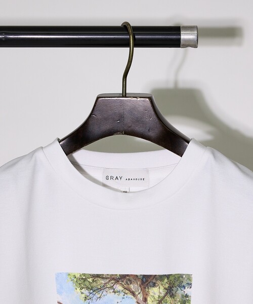 ABAHOUSE GRAY（アバハウスグレイ）の「【WATERCOLOR PAINTING】 グラフィックTシャツ（Tシャツ/カットソー・メンズ・その他2/その他1・48/46）」の5枚目の写真