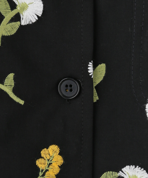 epingler（エピングラー）の「【EPINGLER / エピンガー】EMBROIDERED SHIRT（シャツ/ブラウス・レディース・ブラック・SMALL）」の4枚目の写真