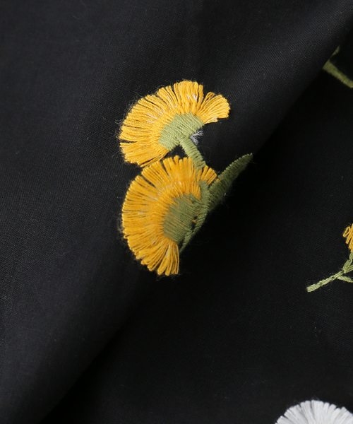 epingler（エピングラー）の「【EPINGLER / エピンガー】EMBROIDERED SHIRT（シャツ/ブラウス・レディース・ブラック・SMALL）」の7枚目の写真