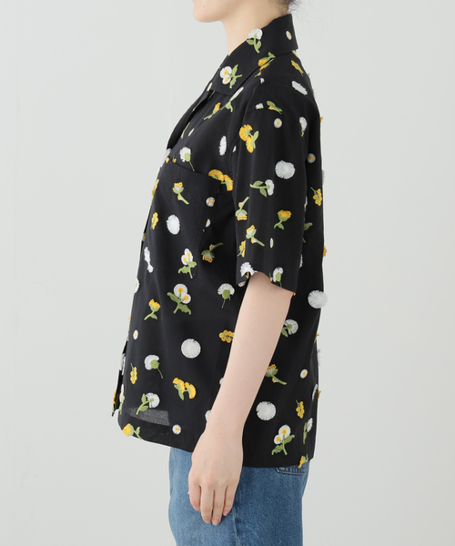 epingler（エピングラー）の「【EPINGLER / エピンガー】EMBROIDERED SHIRT（シャツ/ブラウス・レディース・ブラック・SMALL）」の9枚目の写真
