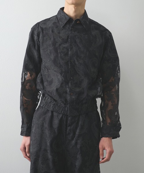 TAAKK(ターク)の「【TAAKK】Regular Shirt(シャツ/ブラウス・メンズ・ブラック/グリーン/ホワイト・3/2)」の3枚目の写真