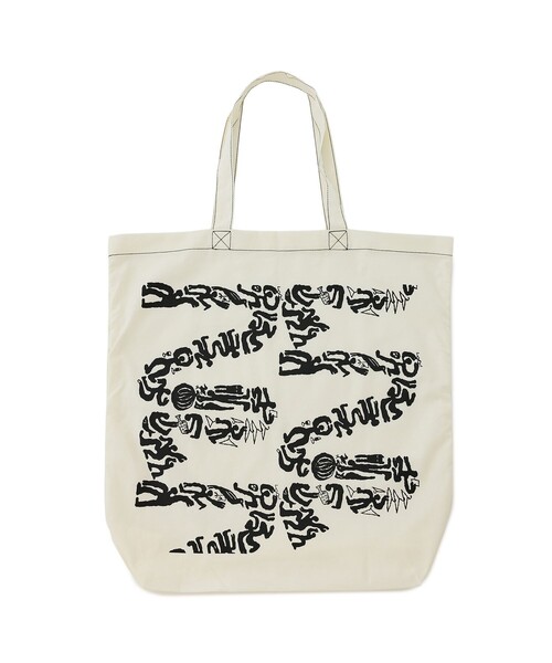 M TO R(ムウトアール)の「MUU STORE LOGO PRINT TOTE BAG(トートバッグ・レディース・キナリ・FREE)」の1枚目の写真