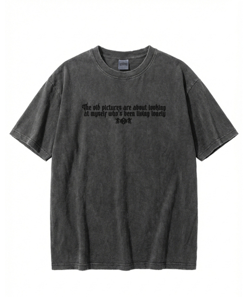 REBRENNER（リブレンナー）の「DTFロンニーピグメント半袖Tシャツチャコール（Tシャツ/カットソー・レディース・その他・MEDIUM/LARGE/X-LARGE/2XL）」の4枚目の写真