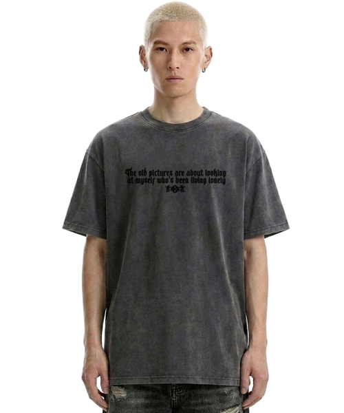 REBRENNER（リブレンナー）の「DTFロンニーピグメント半袖Tシャツチャコール（Tシャツ/カットソー・レディース・その他・MEDIUM/LARGE/X-LARGE/2XL）」の5枚目の写真