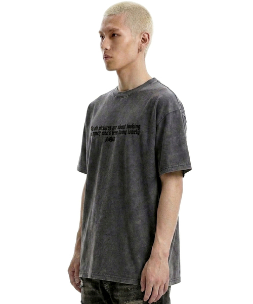 REBRENNER（リブレンナー）の「DTFロンニーピグメント半袖Tシャツチャコール（Tシャツ/カットソー・レディース・その他・MEDIUM/LARGE/X-LARGE/2XL）」の6枚目の写真