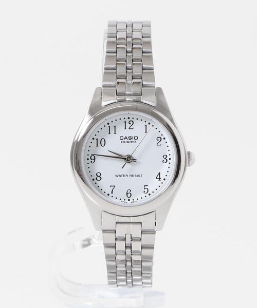 CASIO(カシオ)の「CASIO メタルウォッチ(アナログ腕時計・レディース・シルバー・-)」の1枚目の写真