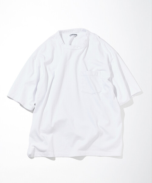 CAHLUMN(カウラム)の「CAHLUMN/カウラム Heavy Weight Jersey Pocket T-Shirt(Tシャツ/カットソー・メンズ・ブラック/ネイビー/ライトグレー/ホワイト・XX-LARGE/X-LARGE/MEDIUM/LARGE/SMALL)」の2枚目の写真