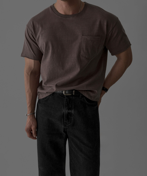 BOWLOW PRODUCT（バウロープロダクト）の「ウォッシュドカットオフクロップTシャツ[ブラウン]（Tシャツ/カットソー・メンズ・その他・MEDIUM/LARGE/X-LARGE）」の3枚目の写真