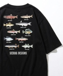 SIERRA DESIGNS（シェラデザイン）の「2026SS SIERRA DESIGNS/シェラデザイン フィッシュイラストバックプリント 半袖シャツ レディース メンズ（Tシャツ/カットソー）」