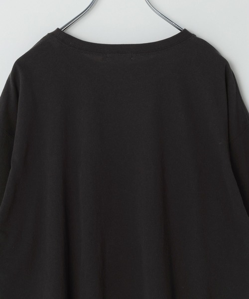 LEPSIM(レプシィム)の「シアーレースレイヤードT 887658(Tシャツ/カットソー・レディース・チャコールグレー/オフホワイト/ライトブルー/ブラック・FREE)」の10枚目の写真