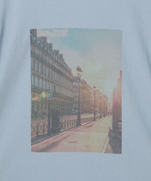 LEPSIM(レプシィム)の「シアーレースレイヤードT 887658(Tシャツ/カットソー・レディース・チャコールグレー/オフホワイト/ライトブルー/ブラック・FREE)」の21枚目の写真