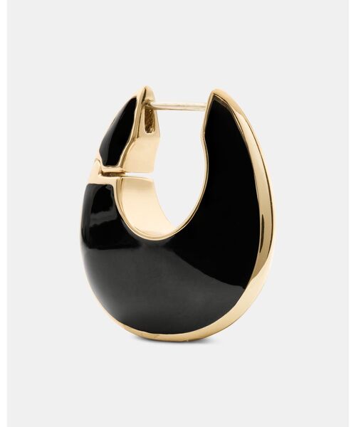 kate spade new york（ケイトスペード ニューヨーク）の「ケーエスデュオ フープ（ピアス（両耳用）・レディース・ブラック・ONESIZE）」の3枚目の写真