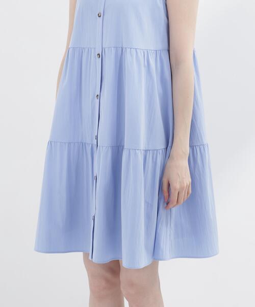 PROPORTION BODY DRESSING(プロポーションボディドレッシング)の「<E>ノースリーブシャツミニワンピース / 1216247602(ワンピース・レディース・ホワイト/ブルー・FREE)」の21枚目の写真