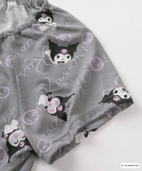 sanrio(サンリオ)の「【52】【Sanrio/サンリオ】マイメロディ クロミ 総柄 ルームウェア/パジャマ/ナイトウェア/半袖スモック&クロップドパンツ/セットアップ/2点セット/レディース(ルームウェア/パジャマ・レディース・ピンク系その他/グレー/サックスブルー/ピンク・M/L)」の17枚目の写真