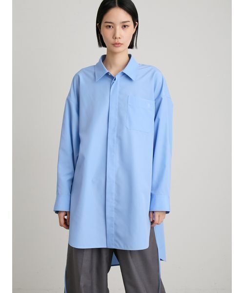 MIESROHE(ミースロエ)の「Lumishadeコードロングシャツ(シャツ/ブラウス・レディース・ホワイト/ブルー/イエロー・F)」の20枚目の写真
