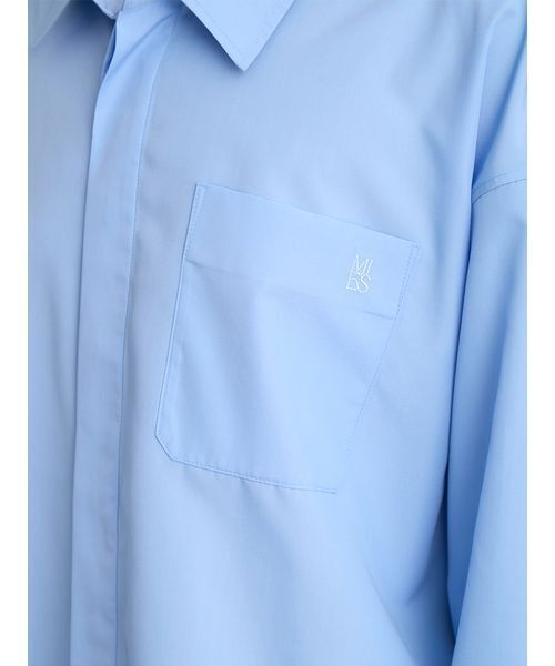 MIESROHE(ミースロエ)の「Lumishadeコードロングシャツ(シャツ/ブラウス・レディース・ホワイト/ブルー/イエロー・F)」の4枚目の写真