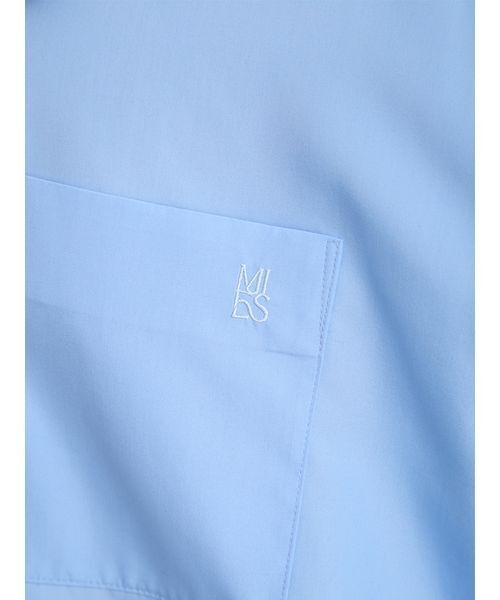 MIESROHE(ミースロエ)の「Lumishadeコードロングシャツ(シャツ/ブラウス・レディース・ホワイト/ブルー/イエロー・F)」の5枚目の写真