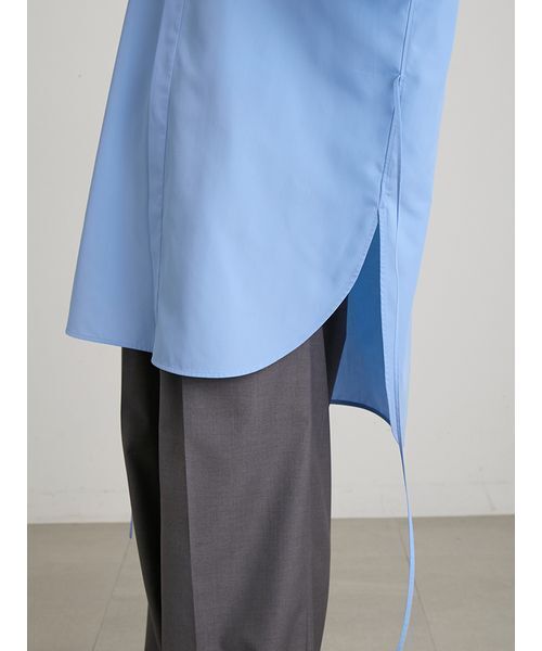 MIESROHE(ミースロエ)の「Lumishadeコードロングシャツ(シャツ/ブラウス・レディース・ホワイト/ブルー/イエロー・F)」の7枚目の写真