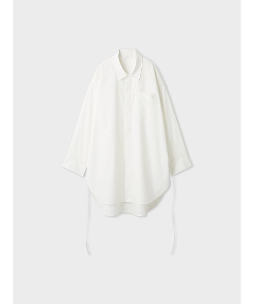 MIESROHE(ミースロエ)の「Lumishadeコードロングシャツ(シャツ/ブラウス・レディース・ホワイト/ブルー/イエロー・F)」の13枚目の写真