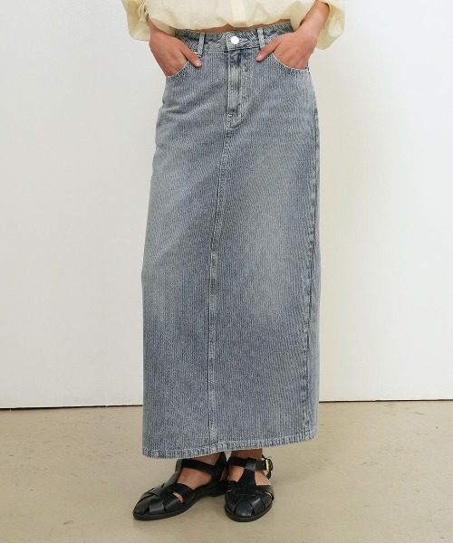 GENERAL IDEA】デニムマキシスカート / DENIM MAXI SKIRT（デニム