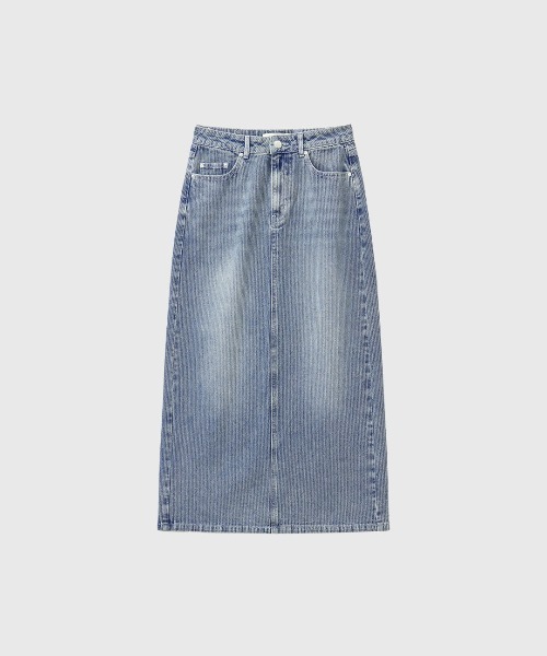 GENERAL IDEA(ジェネラルアイデア)の「【GENERAL IDEA】デニムマキシスカート / DENIM MAXI SKIRT(デニムスカート・レディース・ブラック/スカイブルー・L/M/S)」の15枚目の写真