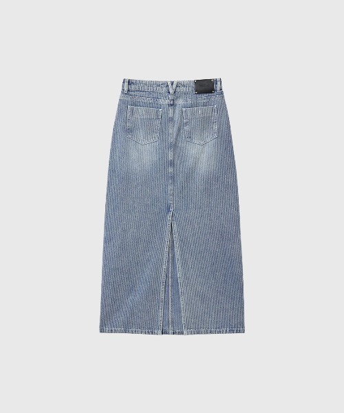 GENERAL IDEA(ジェネラルアイデア)の「【GENERAL IDEA】デニムマキシスカート / DENIM MAXI SKIRT(デニムスカート・レディース・ブラック/スカイブルー・L/M/S)」の16枚目の写真