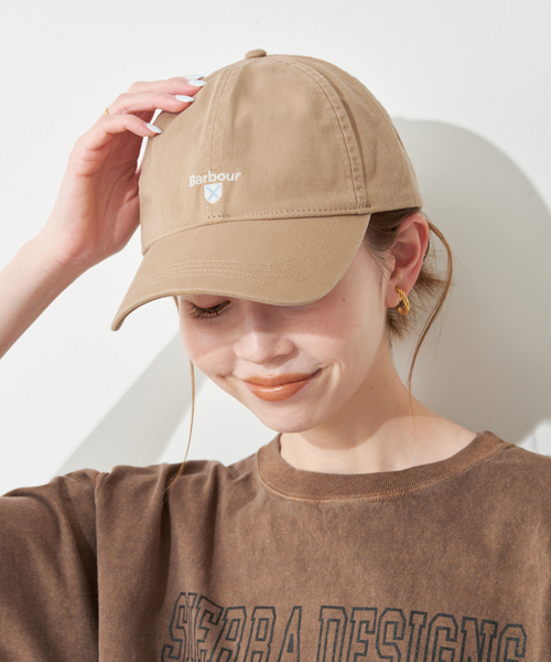 Barbour(バブアー)の「《追加》BARBOUR/バブアー CASCADE CAP MHA0274 PU57/ GY75/ ST5(キャップ・レディース・ライトグレー/ネイビー/ベージュ系その他・FREE)」の3枚目の写真