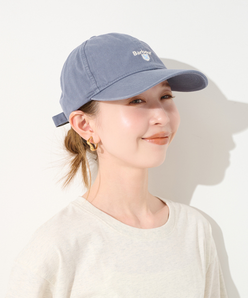 Barbour(バブアー)の「《追加》BARBOUR/バブアー CASCADE CAP MHA0274 PU57/ GY75/ ST5(キャップ・レディース・ライトグレー/ネイビー/ベージュ系その他・FREE)」の1枚目の写真