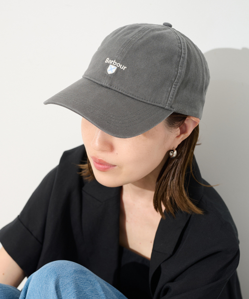 Barbour(バブアー)の「《追加》BARBOUR/バブアー CASCADE CAP MHA0274 PU57/ GY75/ ST5(キャップ・レディース・ライトグレー/ネイビー/ベージュ系その他・FREE)」の7枚目の写真