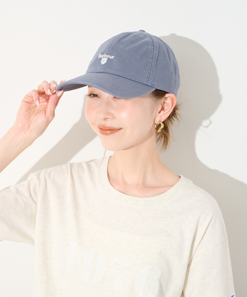 Barbour(バブアー)の「《追加》BARBOUR/バブアー CASCADE CAP MHA0274 PU57/ GY75/ ST5(キャップ・レディース・ライトグレー/ネイビー/ベージュ系その他・FREE)」の14枚目の写真