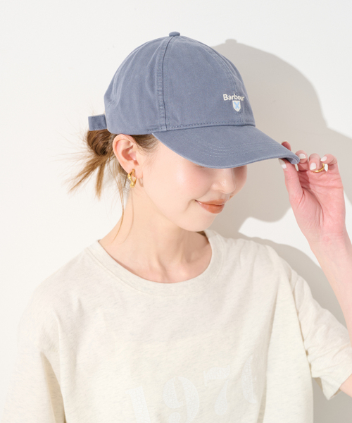 Barbour(バブアー)の「《追加》BARBOUR/バブアー CASCADE CAP MHA0274 PU57/ GY75/ ST5(キャップ・レディース・ライトグレー/ネイビー/ベージュ系その他・FREE)」の15枚目の写真