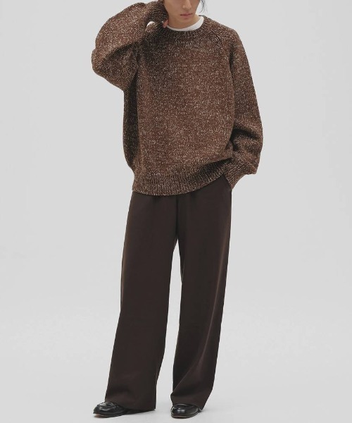 TODAYFUL(トゥデイフル)の「【TODAYFUL/トゥデイフル】Raglan Knit Pullover/ラグランニットプルオーバー(ニット/セーター・レディース・ブラック/ブラウン・FREE)」の11枚目の写真