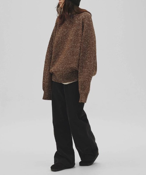 TODAYFUL(トゥデイフル)の「【TODAYFUL/トゥデイフル】Raglan Knit Pullover/ラグランニットプルオーバー(ニット/セーター・レディース・ブラック/ブラウン・FREE)」の4枚目の写真