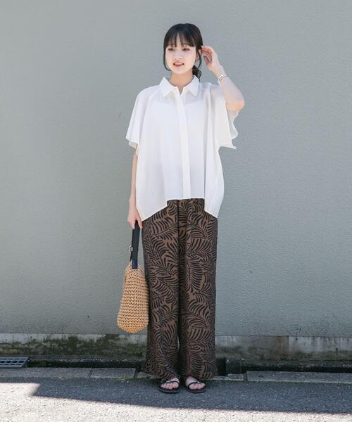 ITEMS URBANRESEARCH(アイテムズ アーバンリサーチ)の「ガライージーパンツ(その他パンツ・レディース・ブラック/ブラウン・FREE)」の19枚目の写真