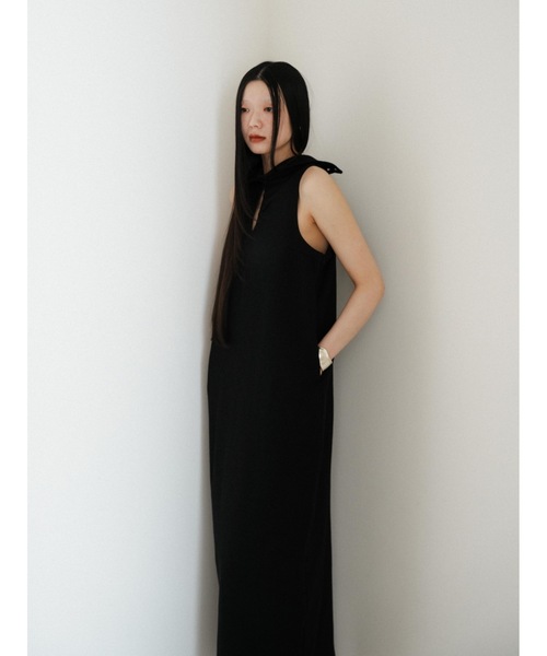 Katrin TOKYO(カトリーントーキョー)の「lace-up cocoon onepiece(ワンピース・レディース・ブラック/パープル系・FREE/XS)」の12枚目の写真